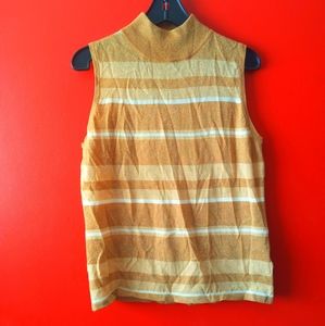 Nygard Collection Glittery Gold Top Sz Medium